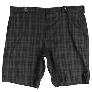 Ben Hogan Performance Bermuda Golf Shorts 40 Mens Plaid Casual Relaxed Golfing
